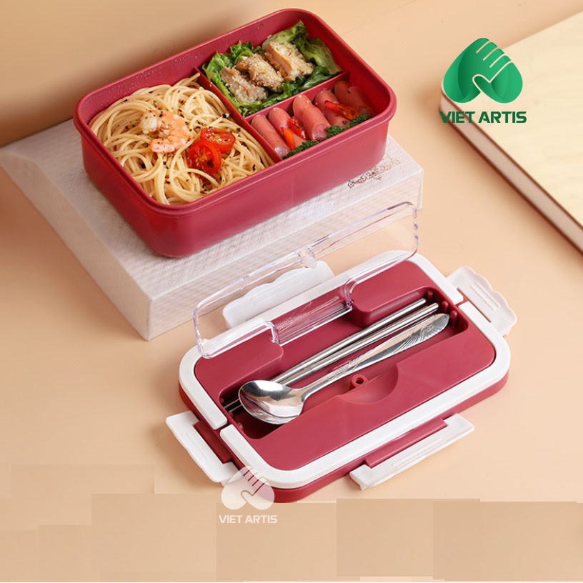 Hộp cơm 3 ngăn kèm Túi giữ nhiệt