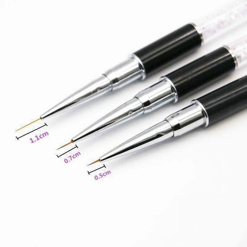 Cọ nét, cọ râu cán đá 5,7,9,11mm