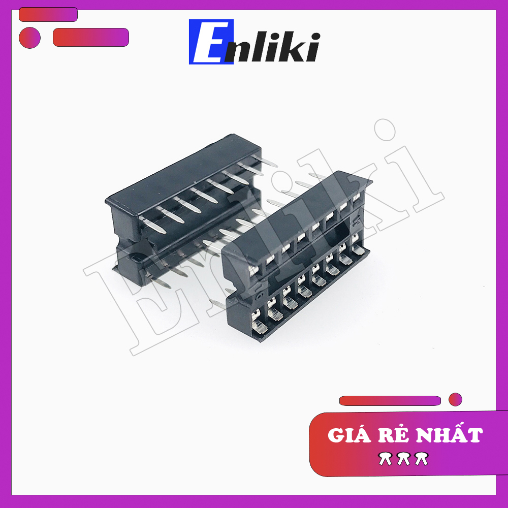 2 Chiếc Đế IC DIP 16 - 16 Chân