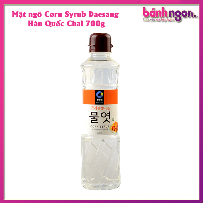 🍩🍩🍩Mật ngô corn syrub (nước đường trắng) Daesang Hàn Quốc Chai 700g🍩🍩🍩