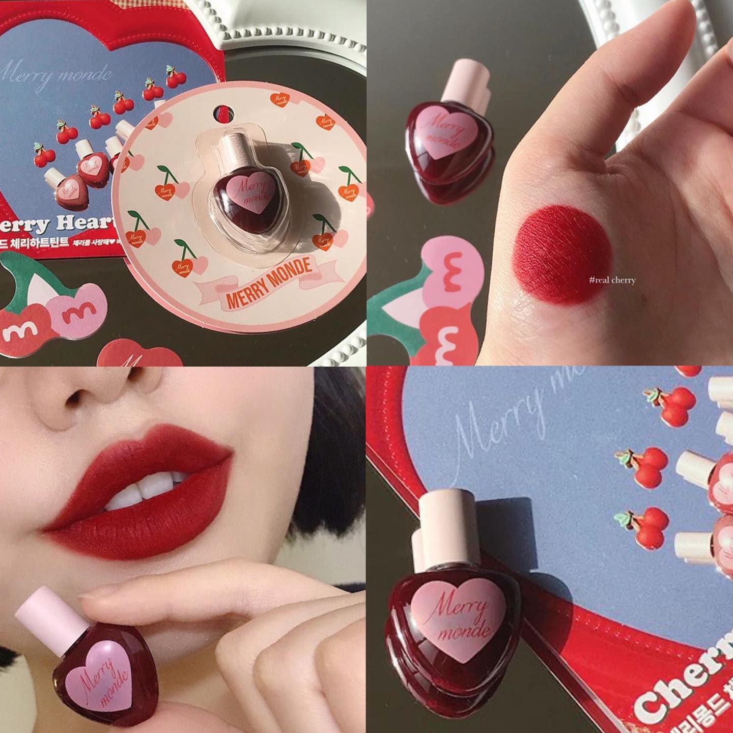 (EXP: 03/2024) Son Tint MERRY MONDE CHERRY TINT SEMI-METTE