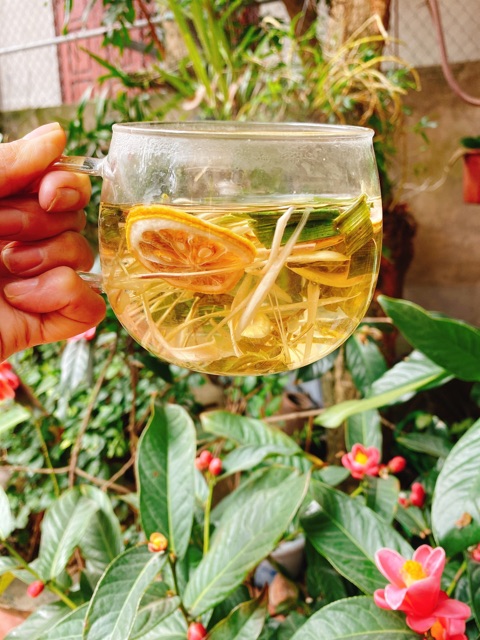 Tea Lemon citronella leaves pineapple package medium 60gr drinks increase resistance for translation-weight loss detox