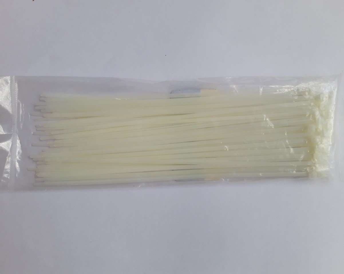 Dây rút nhựa 20cm màu trắng (bịch 70 cái)