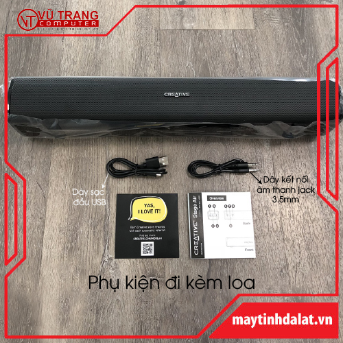 Loa máy tính soundbar bluetooth Creative Stage Air