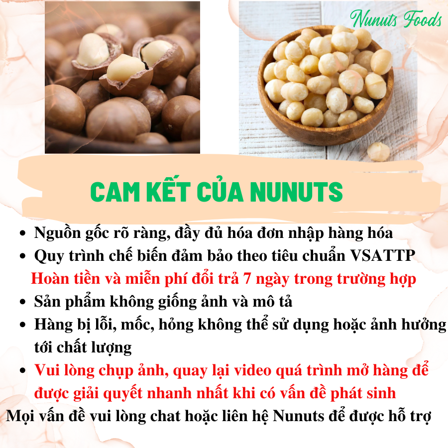 Hạt macca nứt vỏ úc, vỏ mỏng 500g shop Thúy Anh