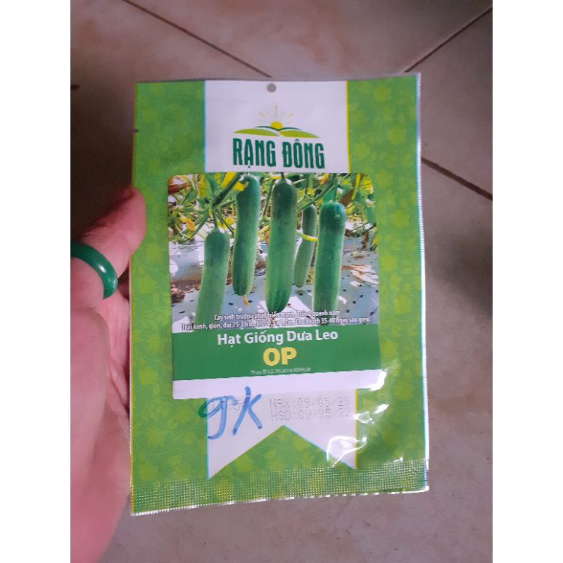 Hạt Giống Dưa Leo OP - Dưa Chuột Gói 5gr - RADO