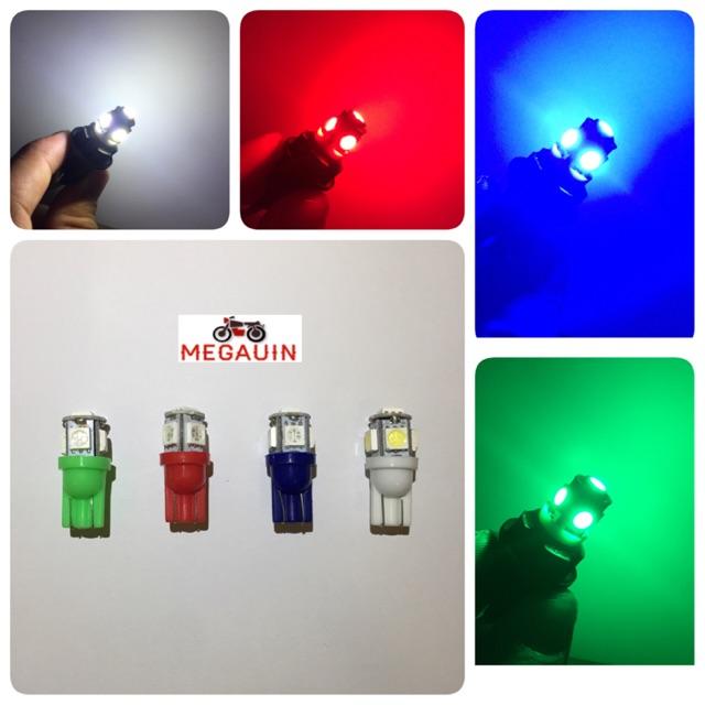 Đèn led xi nhan, đèn báo số, demi 5 tim xe máy