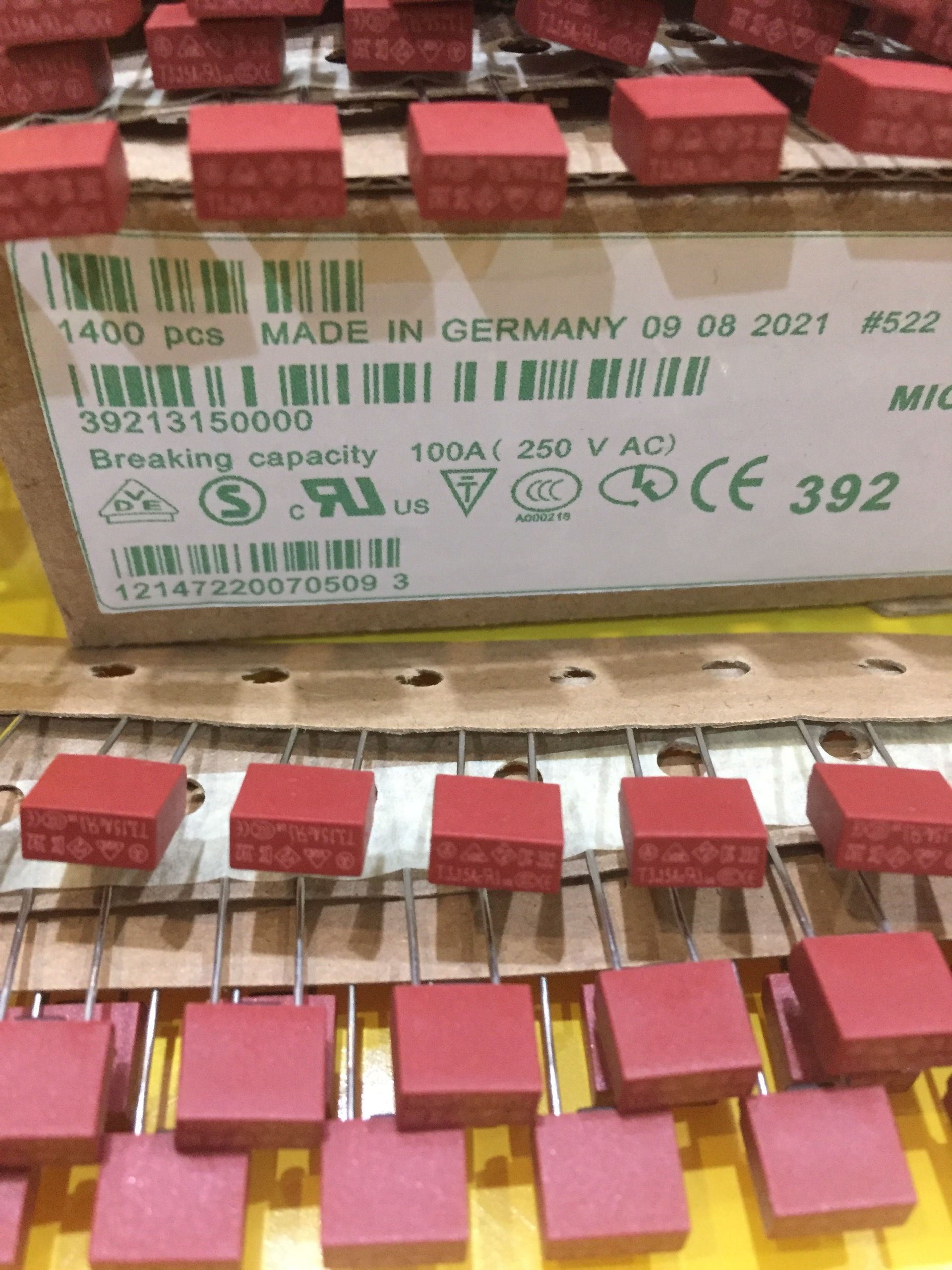 Cầu chì hộp 3.15A, 250v (Made in Germany)