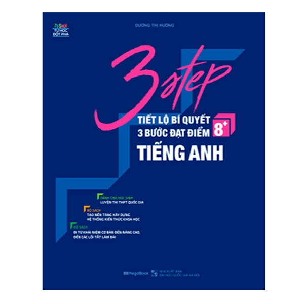 Fahasa - 3 step - tiết lộ bí quyết 3 bước đạt điểm 8+ tiếng anh