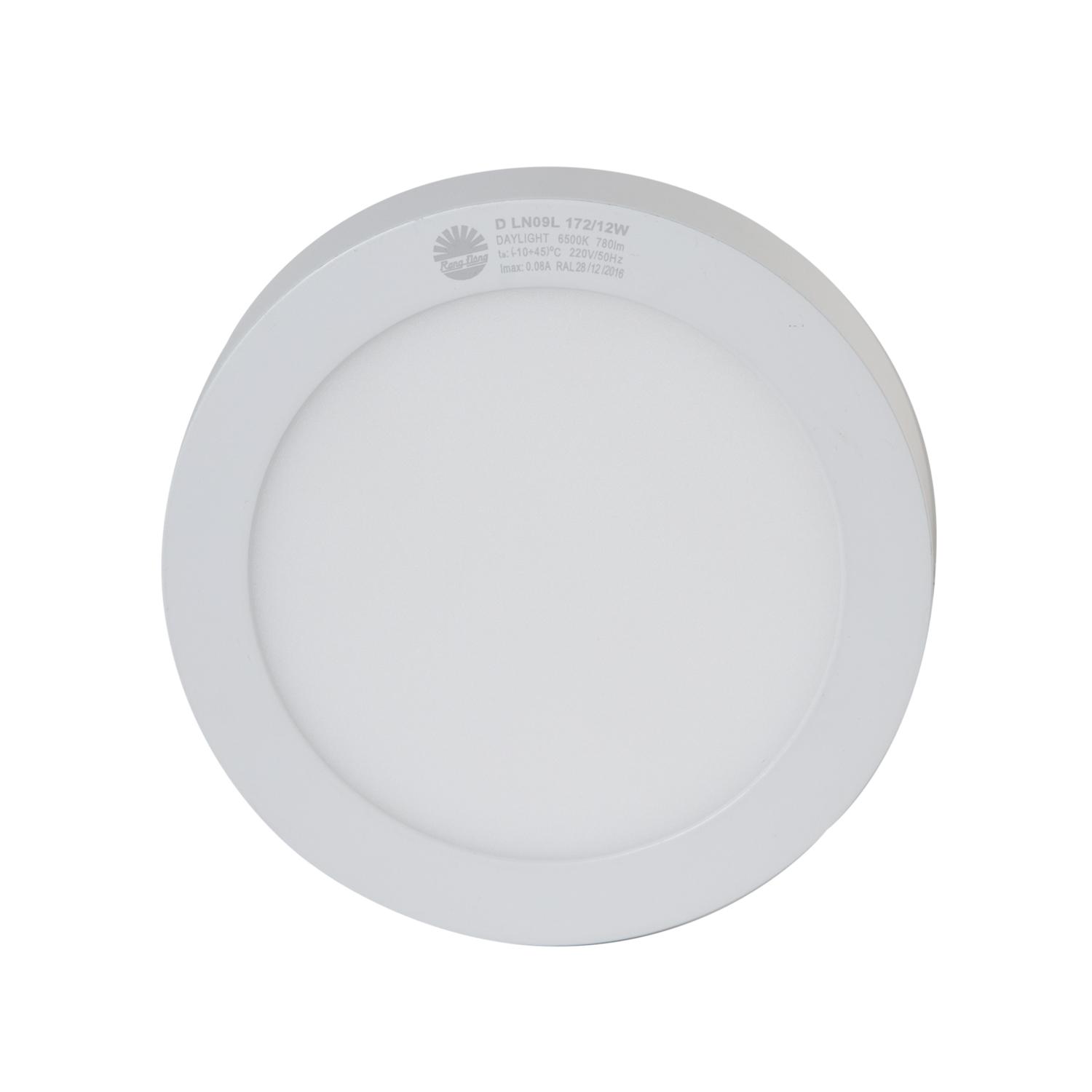 Đèn led ốp trần 12W Rạng Đông, Model D LN09L 172/12W