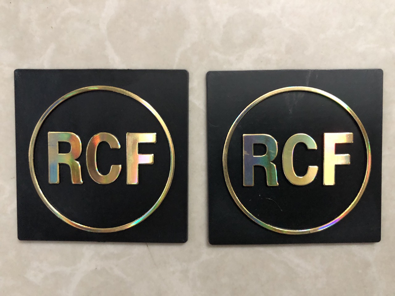 Tem Dán Thùng Loa RCF ( 1 bộ 23k)
