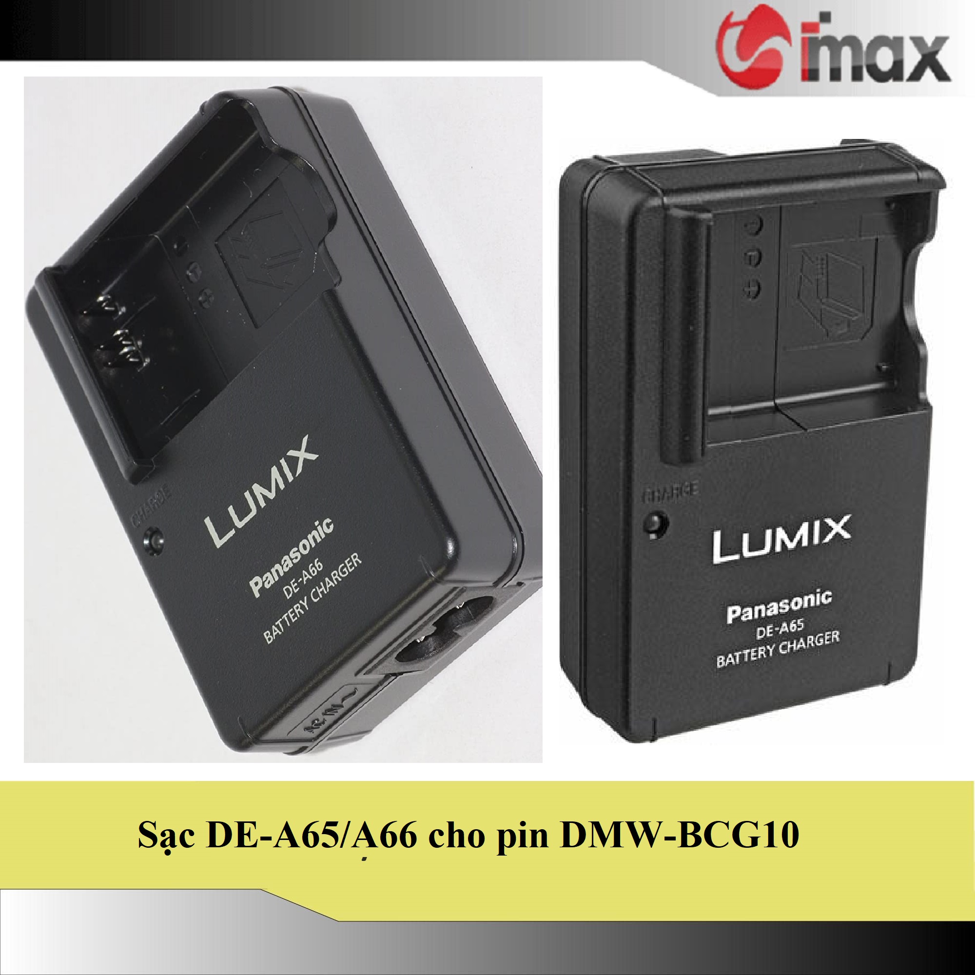 Sạc máy ảnh DE-A65/A66 (cho pin DMW-BCG10 ) - Hàng nhập khẩu