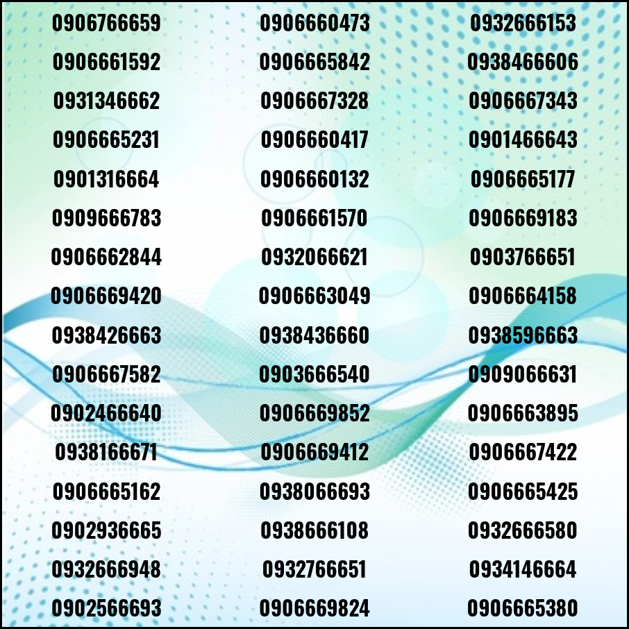 Sim Mobifone tam hoa đầu 09