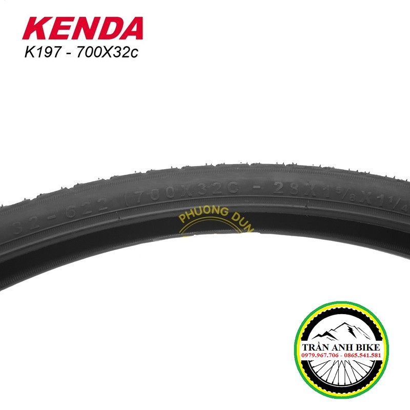 Lốp (Vỏ) Xe Đạp KENDA K197 700x32C - 1 Cái