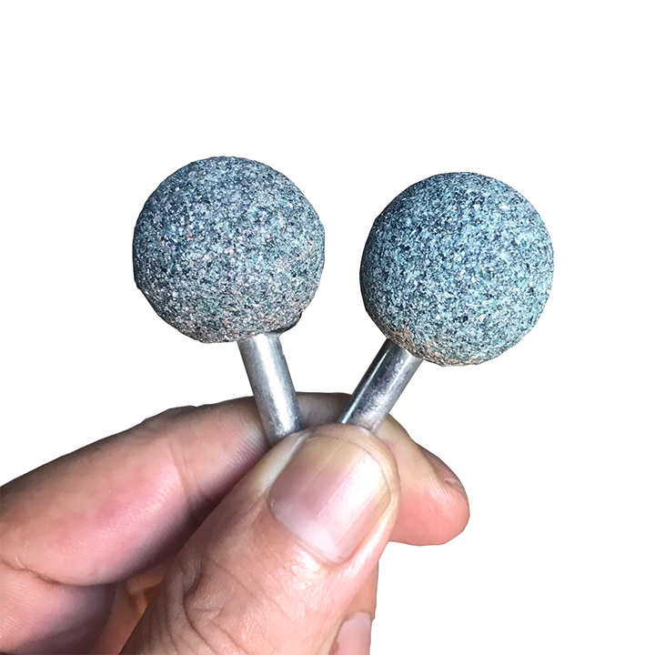 Đá mài hình cầu D24 trục 6mm