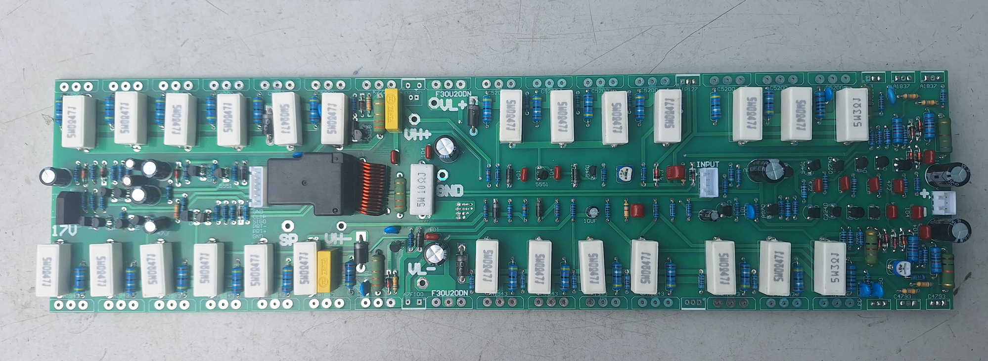 Mạch công suất bù áp CLASS H CA20,    CA30