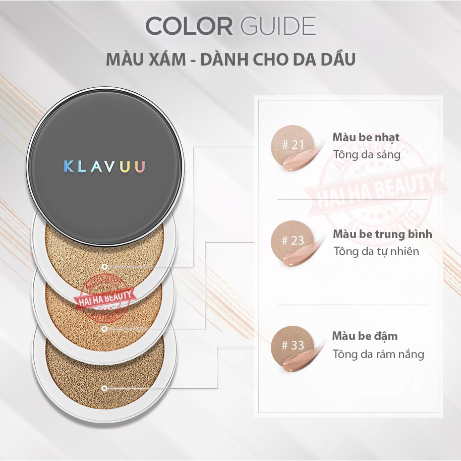 Phấn nước quốc dân Klavuu Urban Pearlsation High Coverage Tension Cushion