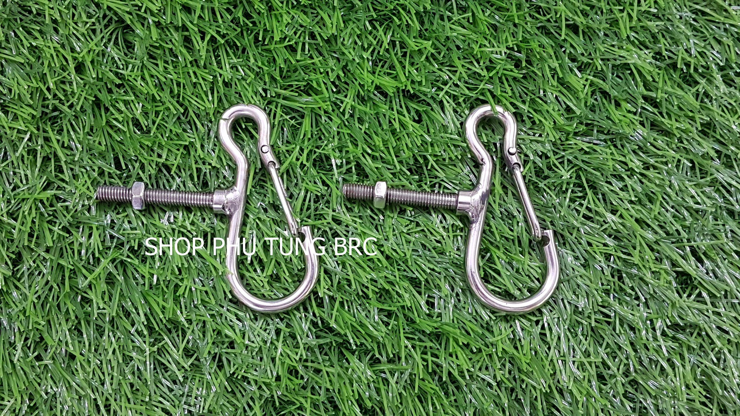 Móc gạt tròn INOX 304 không hít ( 1 cặp)