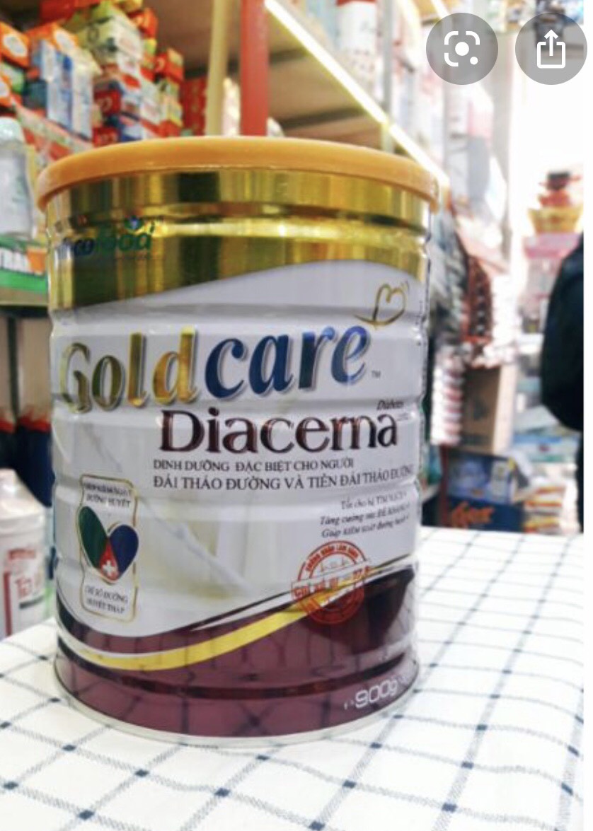 (giá rẻ)- Sữa bột Gold care Diacerna đái tháo đường 900g