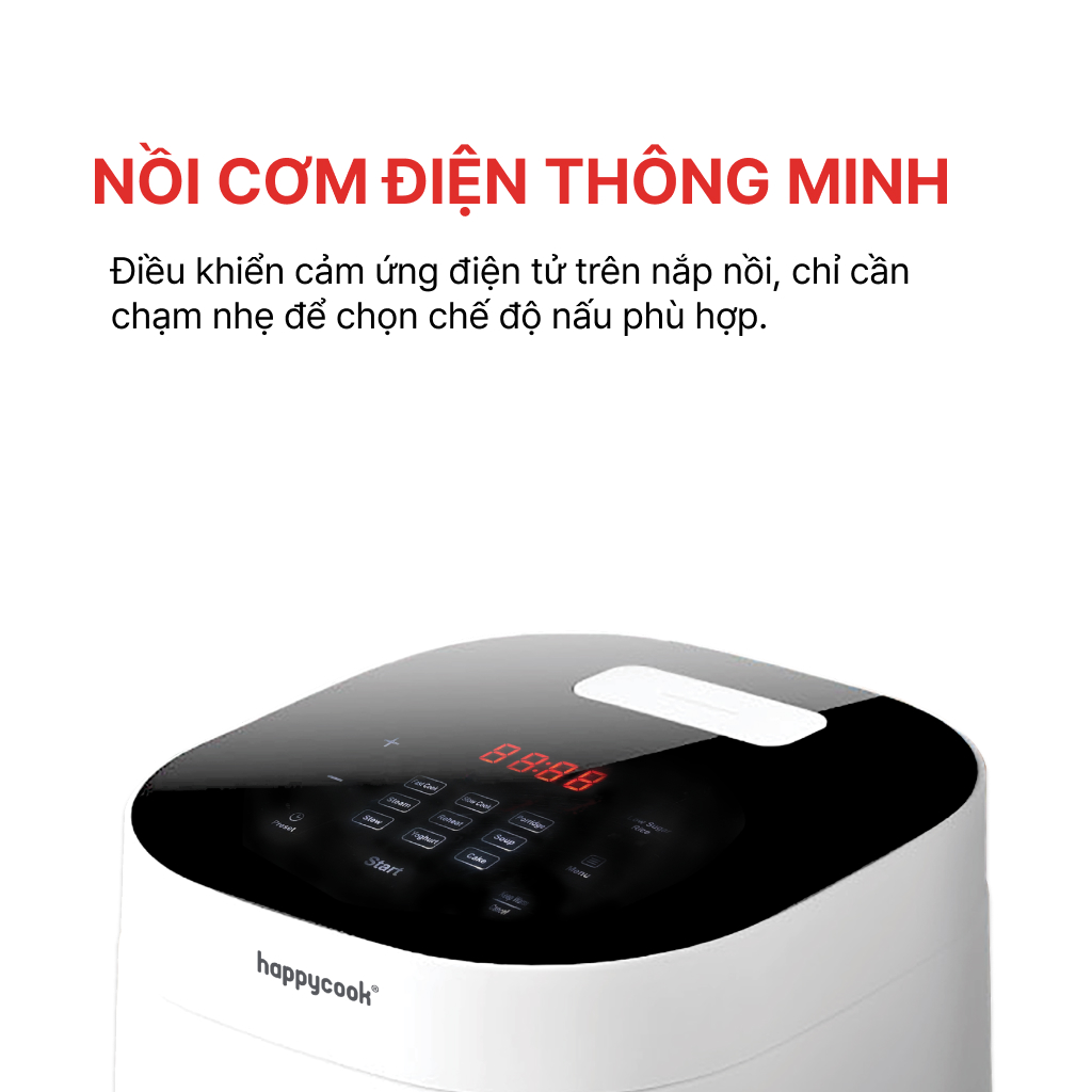 Nồi cơm điện tử Happy Cook 1.2L