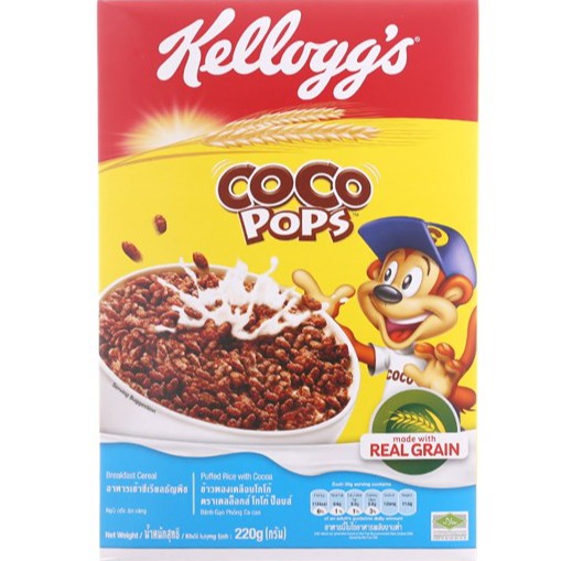 (6 loại) Ngũ Cốc Ăn Sáng Cho Bé Kellogg's