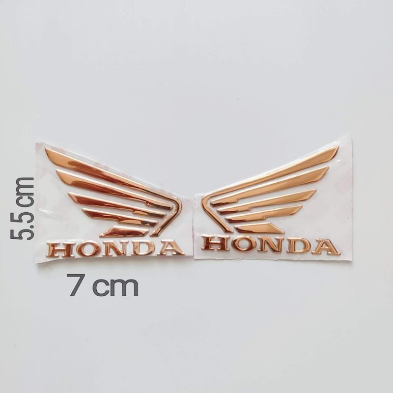Tem nổi cánh chim honda nhựa dẻo nhiều màu