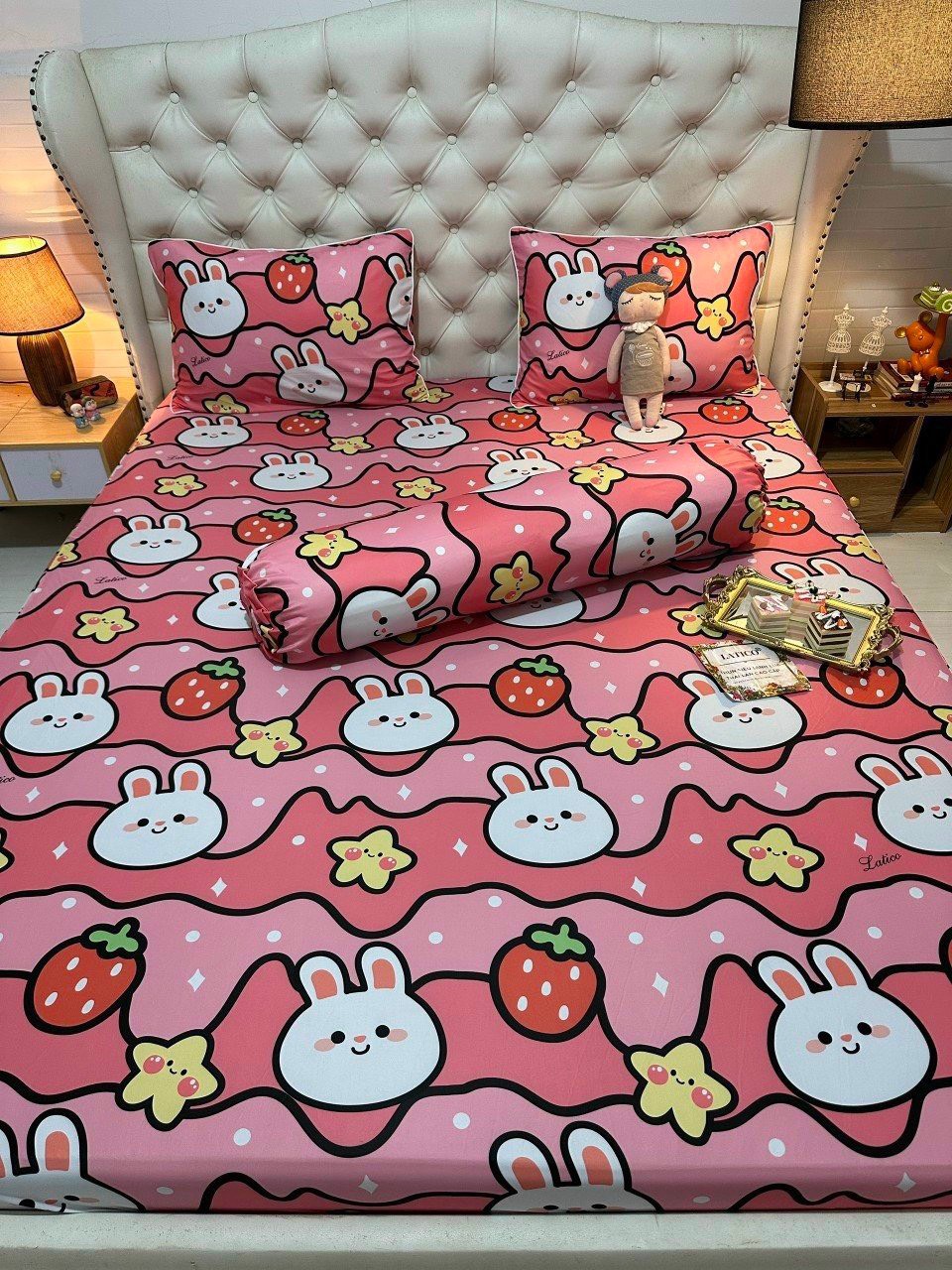 Bộ drap ga thun siêu lạnh lụa chất cực mát