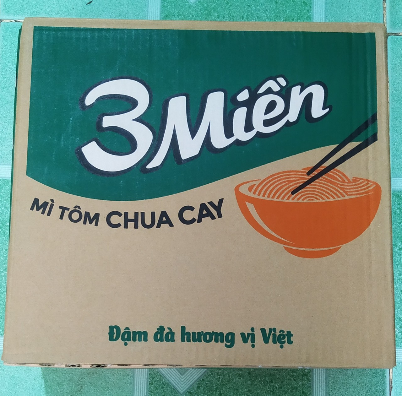 Thùng Mì 3 Miền Tôm Chua Cay 30 gói X 65gr