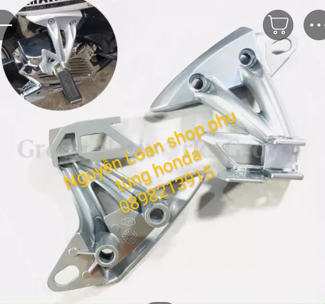 Bộ pat gác chân xe Nouvo 4