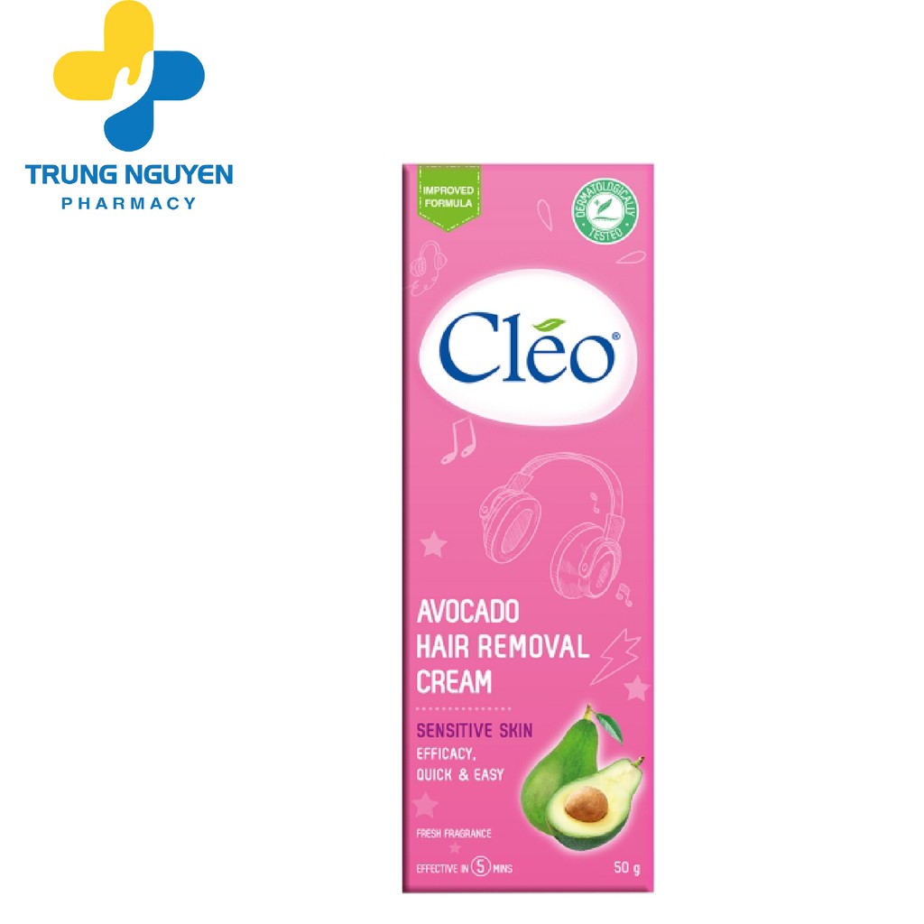 [HCM]Cléo - Kem Bơ Tẩy Lông 50G (Dành Cho Da Nhạy Cảm)