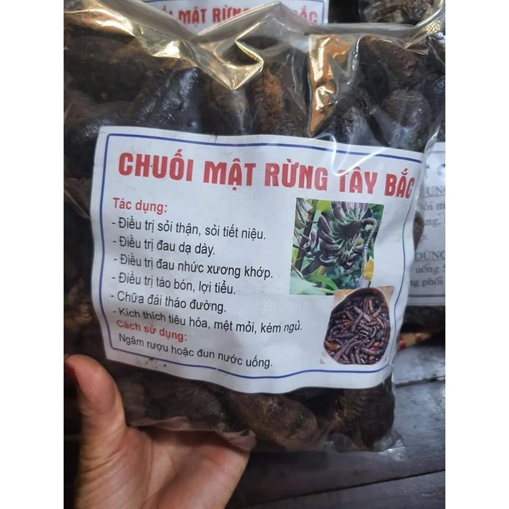 Chuối hột rừng tây bắc tách vỏ - gói 1 kg