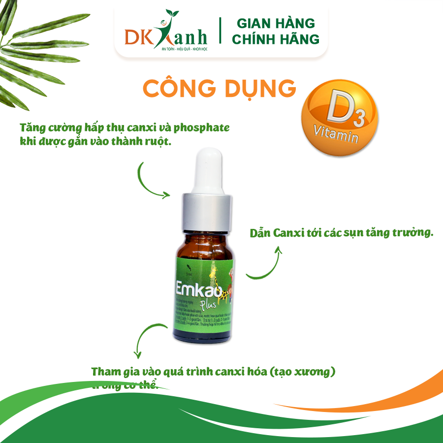 Vitamin D3 Emkao Plus - DK Pharma