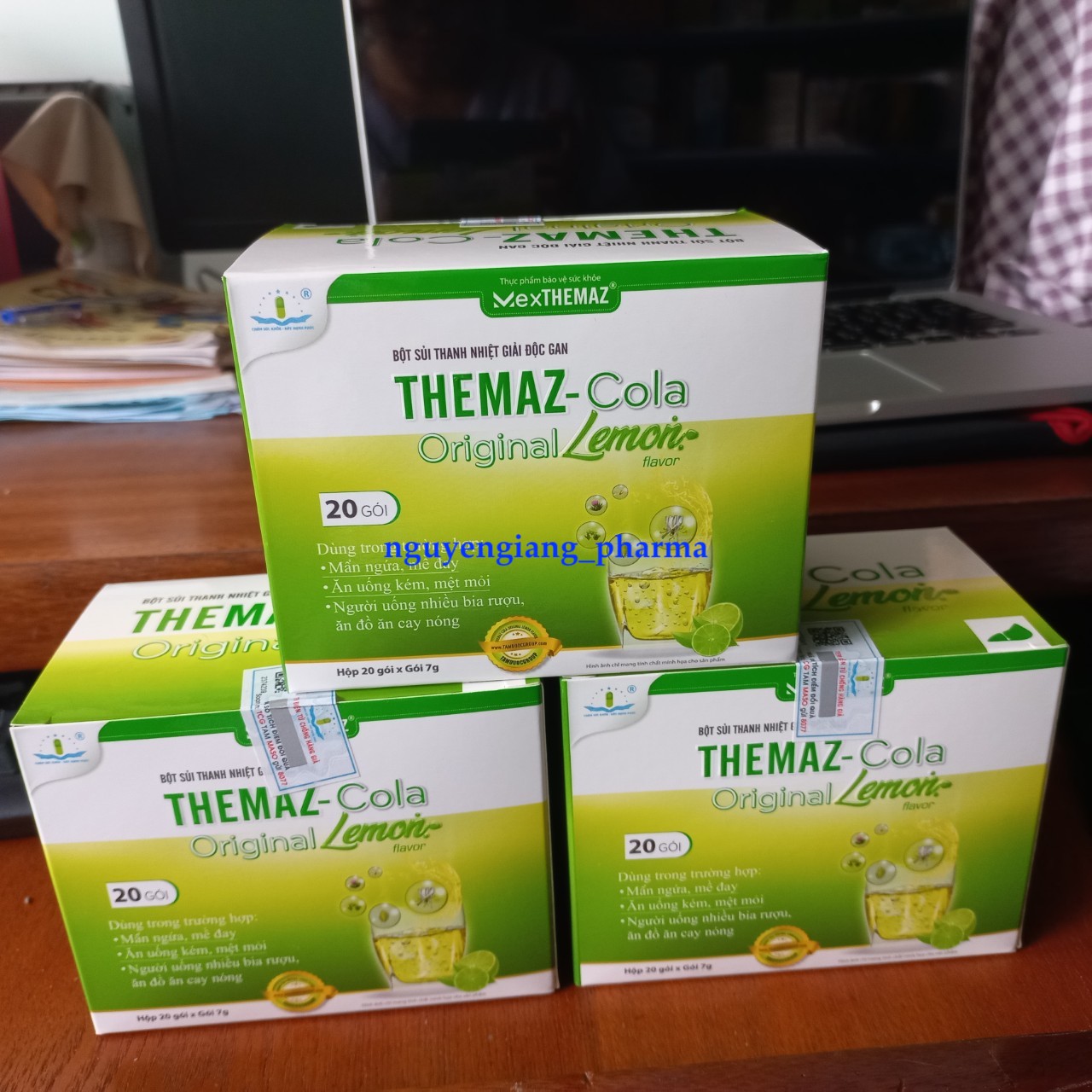 Bột sủi thanh nhiệt giải độc Themaz-cola (Hộp 20 gói)