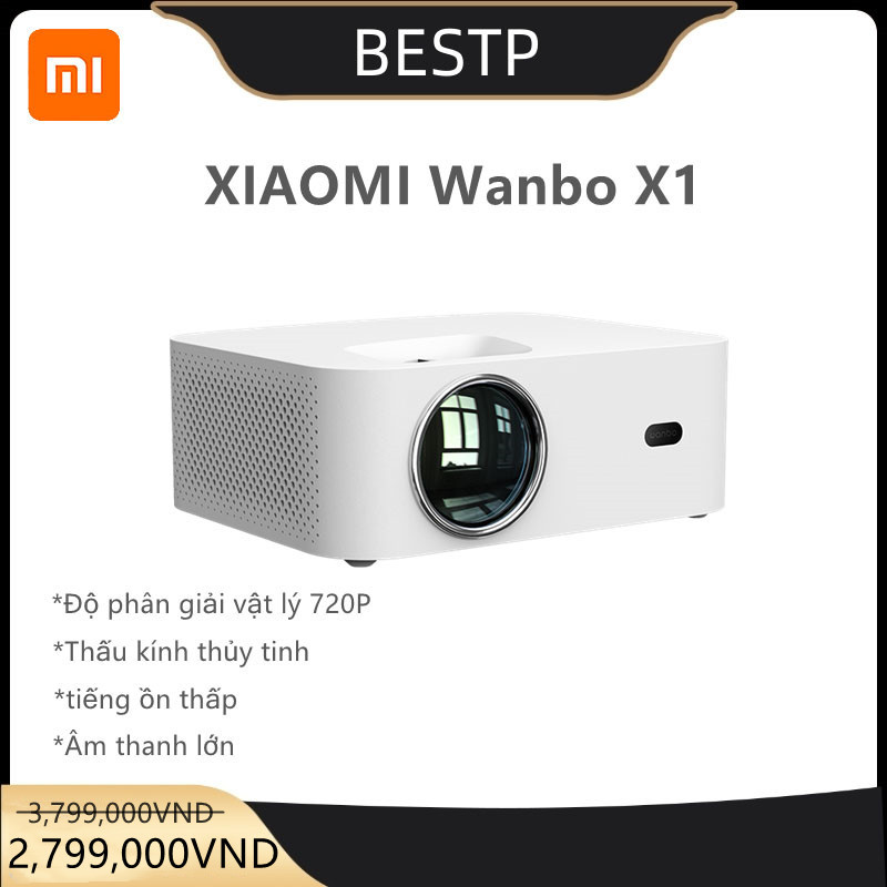 Bảng giá [Global Version] XIAOMI Wanbo X1 1080P hỗ trợ điện thoại di động và máy chiếu xem phim đồng bộ (kết nối WiFi)