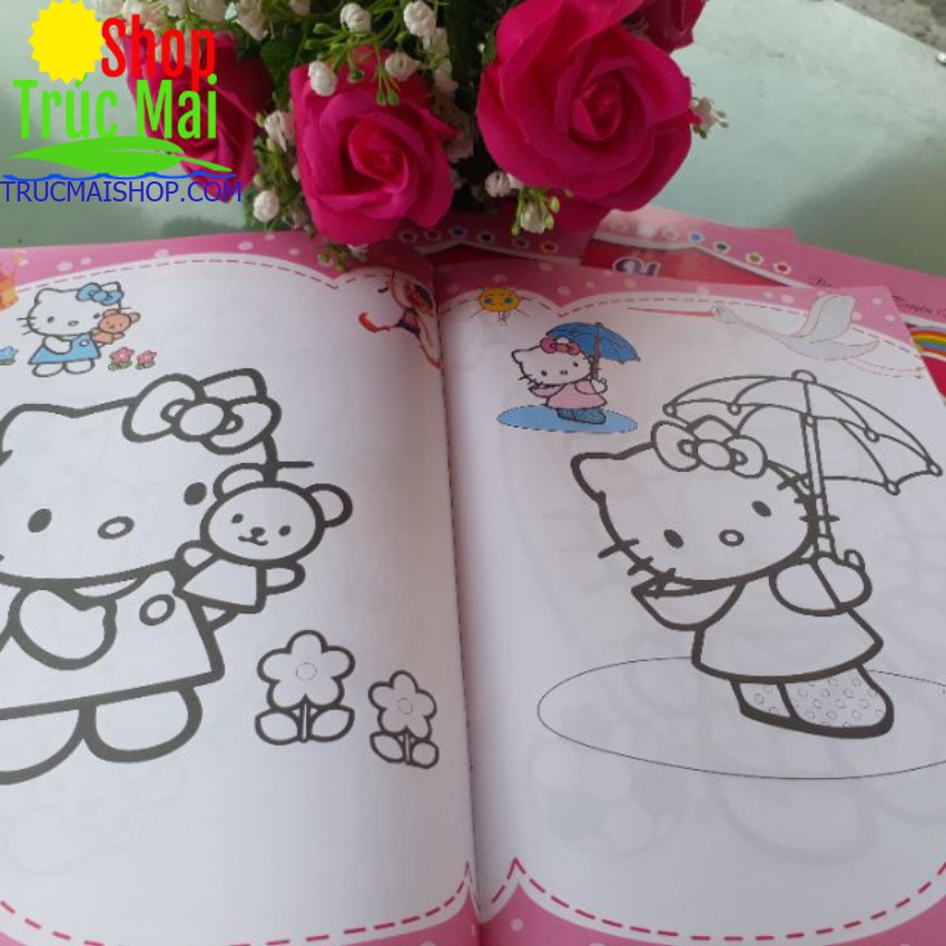 Tập tô hello kitty