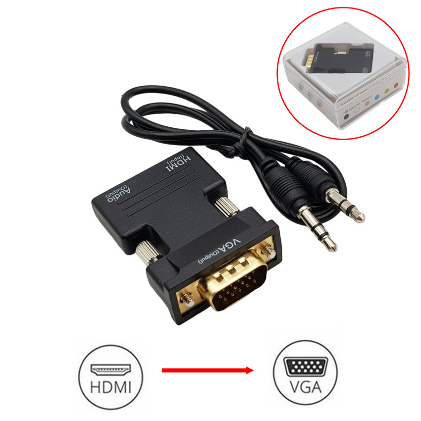 Đầu chuyển tín hiệu VGA + Audio sang HDMI chất lượng cao