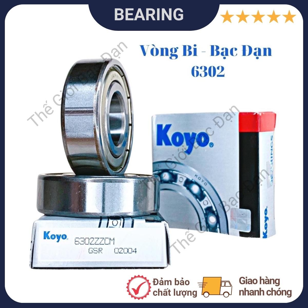 Vòng bi bạc đạn 6302 ZZCM KOYO -Thế Giới Bạc Đạn