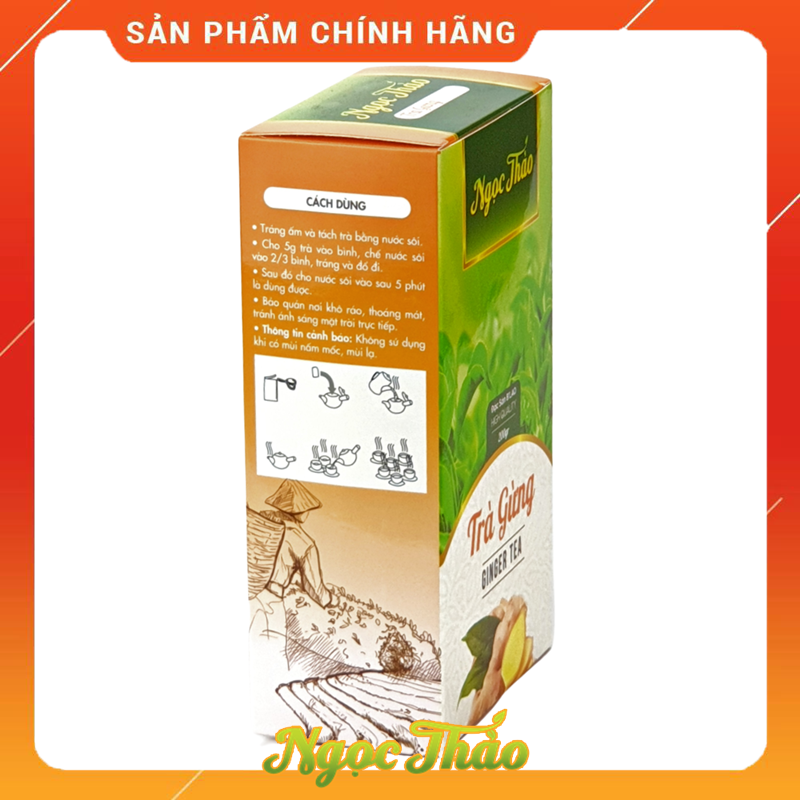Hộp Trà Gừng 200 gr - Ngọc Thảo