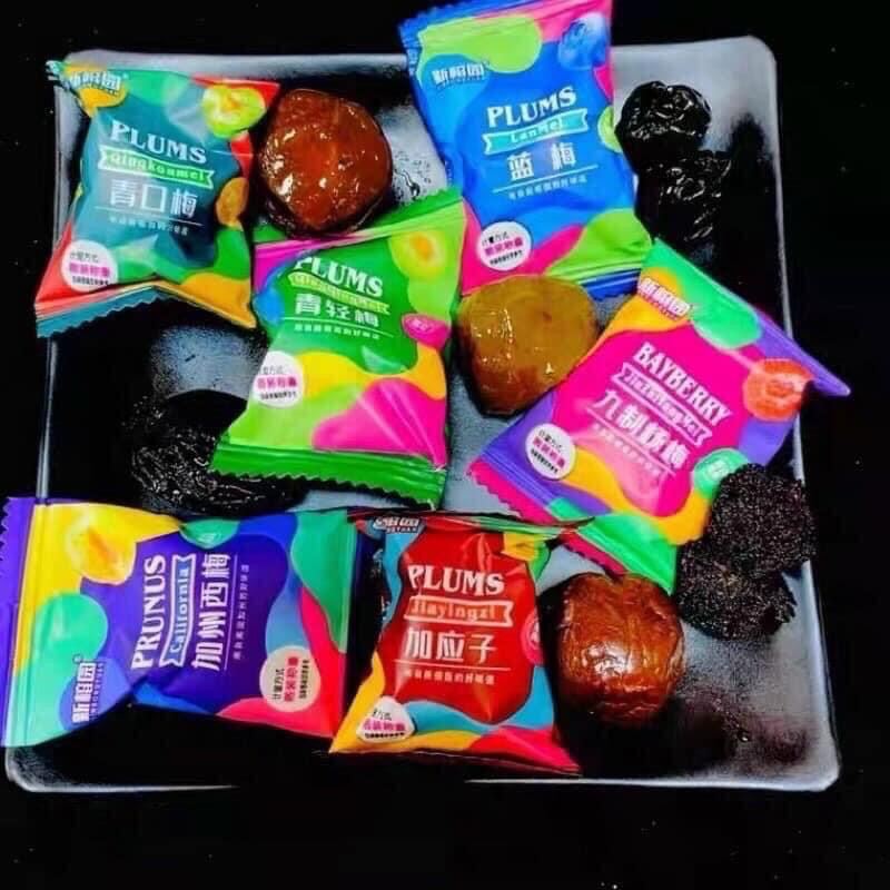 Ô mai mận Plums mix vị gói 500gr