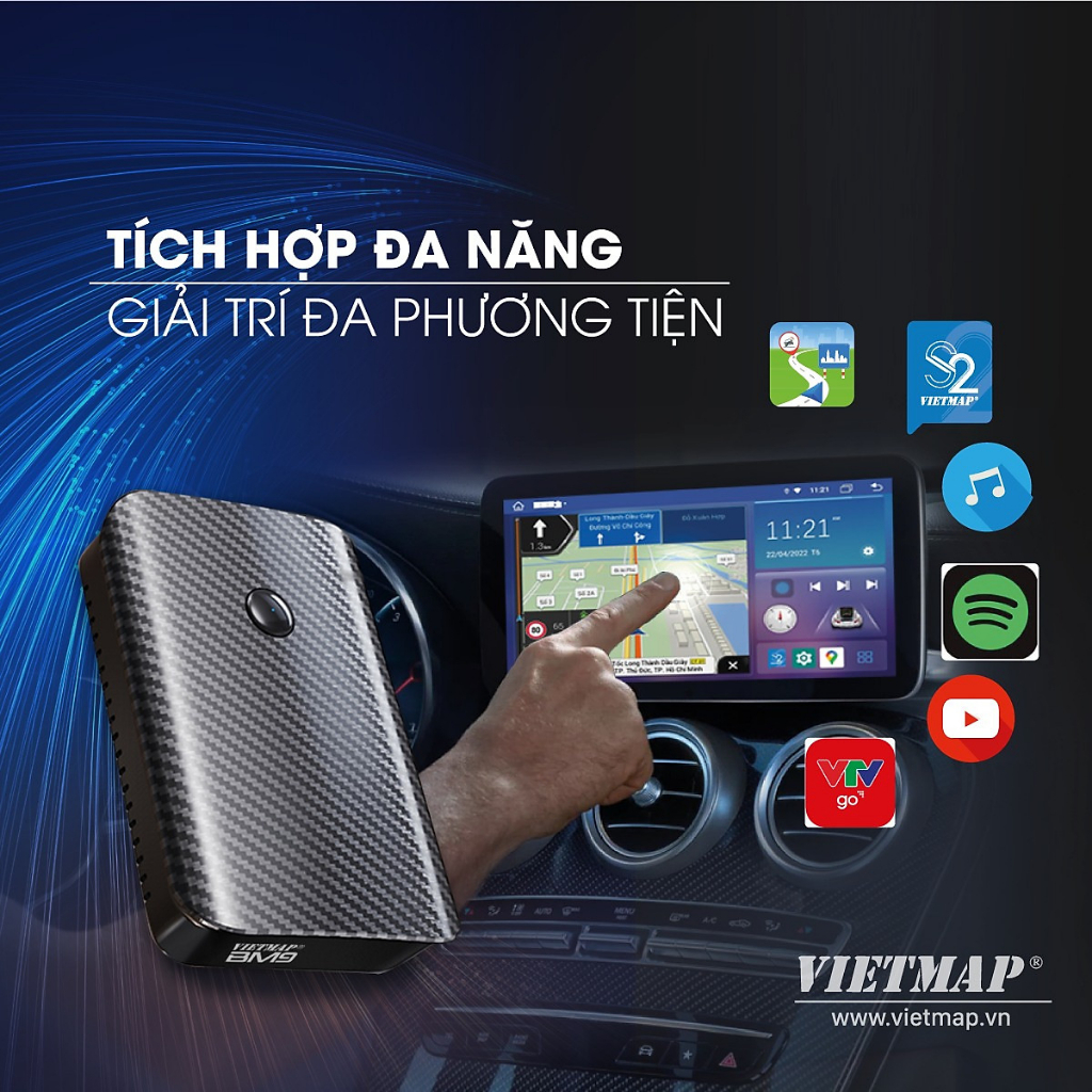 VIETMAP BM9 Thiết bị dành cho màn hình zin ô tô Tích hợp Dẫn đường