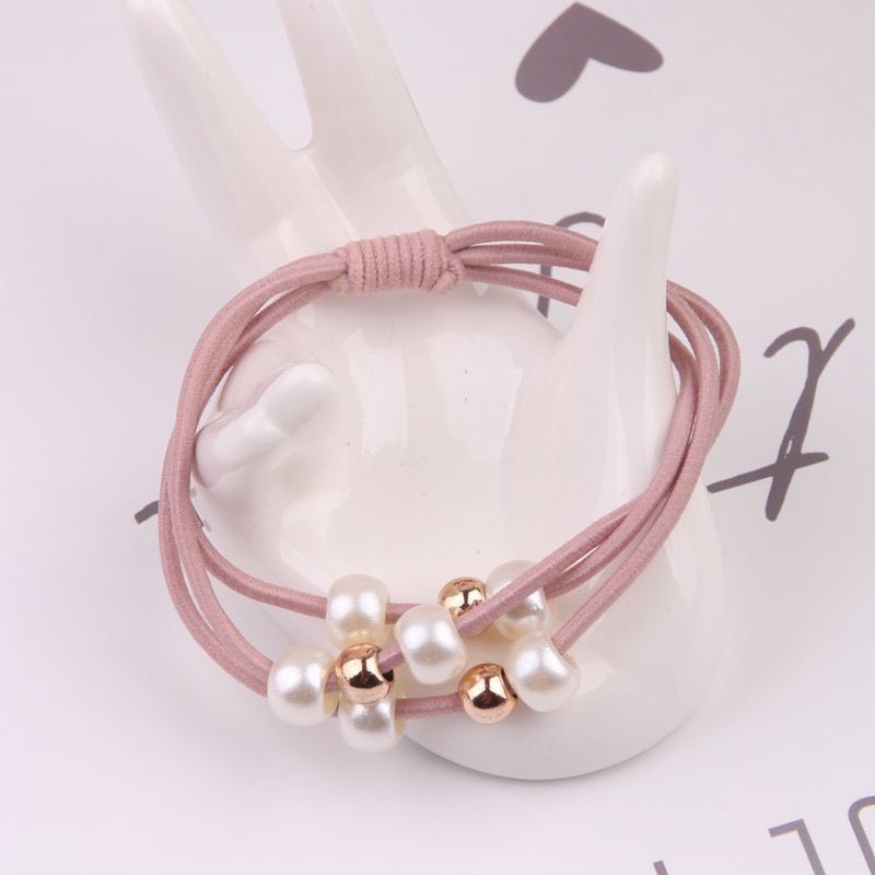 Combo 5 Dây cột tóc hạt trai dễ thương (giao màu ngẫu nhiên)