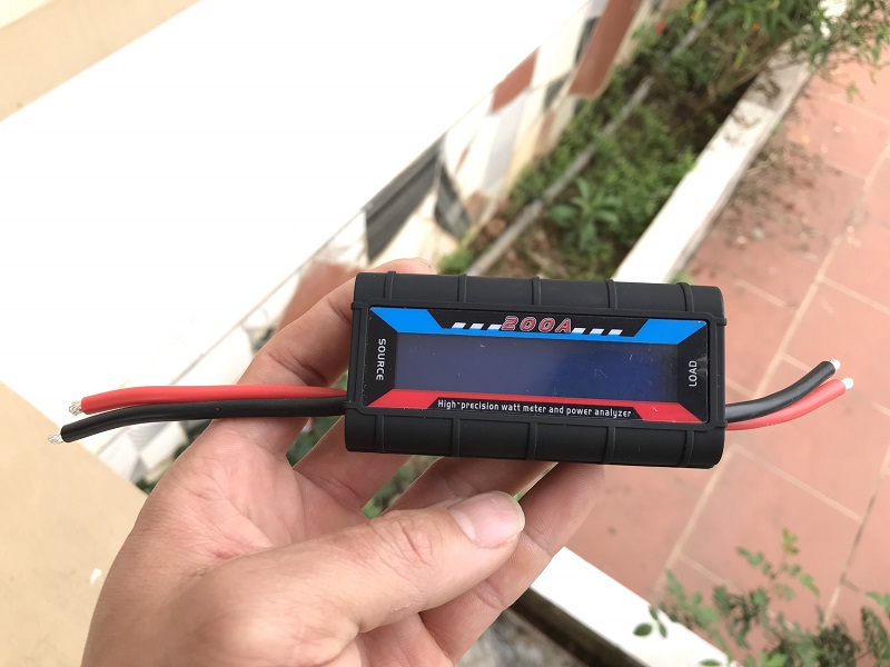 Watt Meter đo dòng điện DC ,điện áp DC,công suất DC 200A