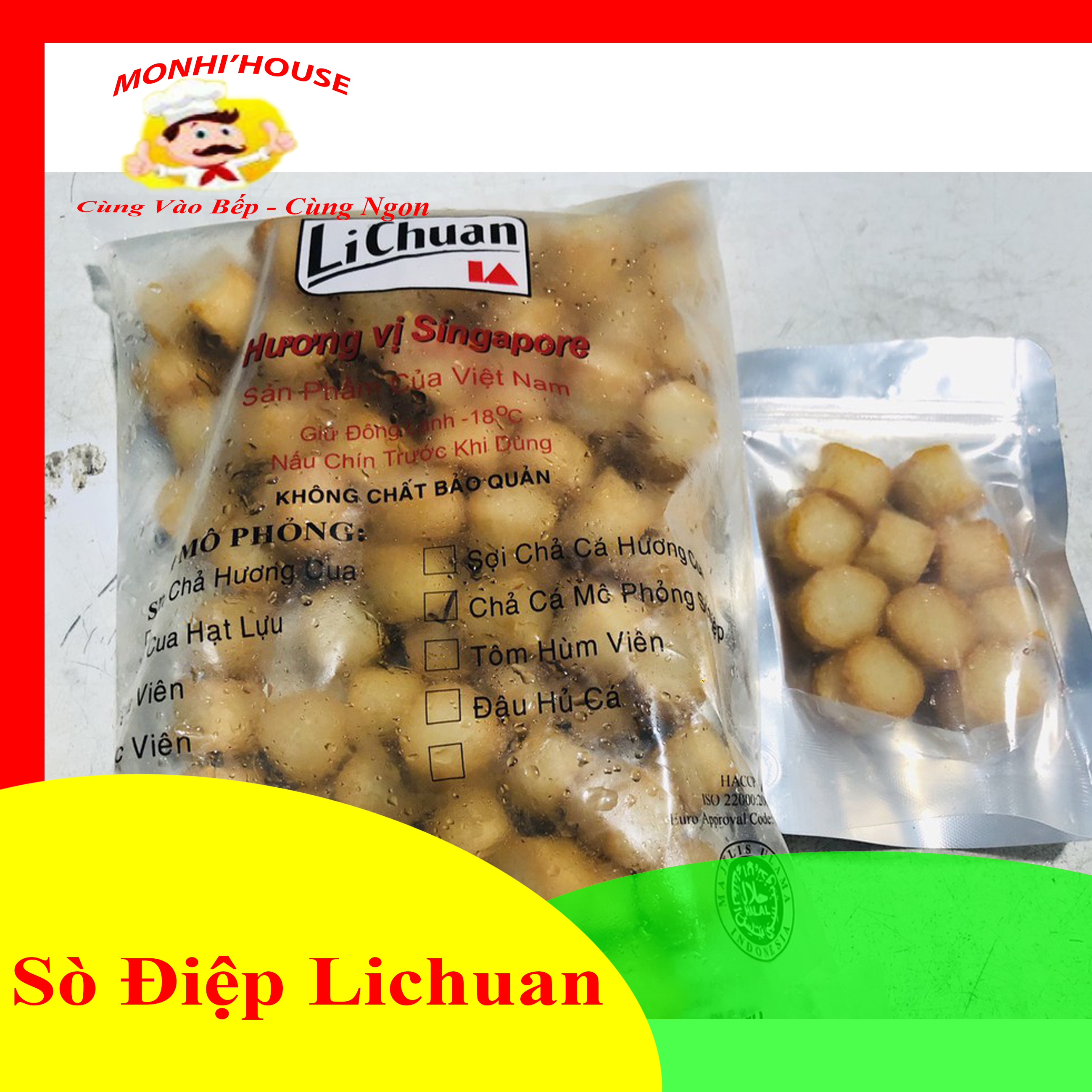 100G SÒ ĐIỆP SURIMI LICHUAN