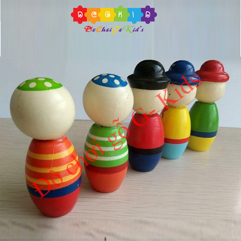 [HOÀN TIỀN 6%]Đồ chơi Bowling gỗ cho bé
