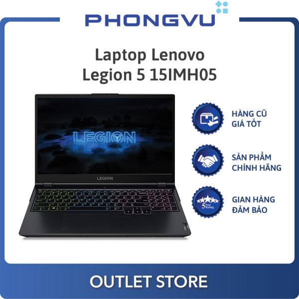 Bảng giá Laptop Lenovo Legion 5 15IMH05-82AU00G9VN (i7-10750H) (Đen) - Laptop cũ Phong Vũ
