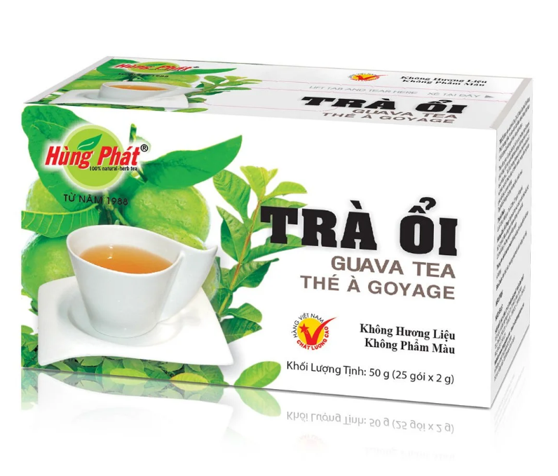 Trà Ổi Hộp 25 gói - Trà Hùng Phát