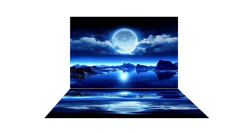 Tranh 3D Koifish, tranh bộ ấn tượng, Aqb19-221, lưng 80x50cm, đáy 80x40cm