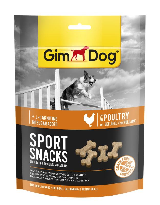Xương Snack cho chó 🐕 FREESHIP 20K 🐕 Gimdog cho chó ưa vận động | GimDog Sport Snacks Beef|Poultry | 60g | PetZoneHCM