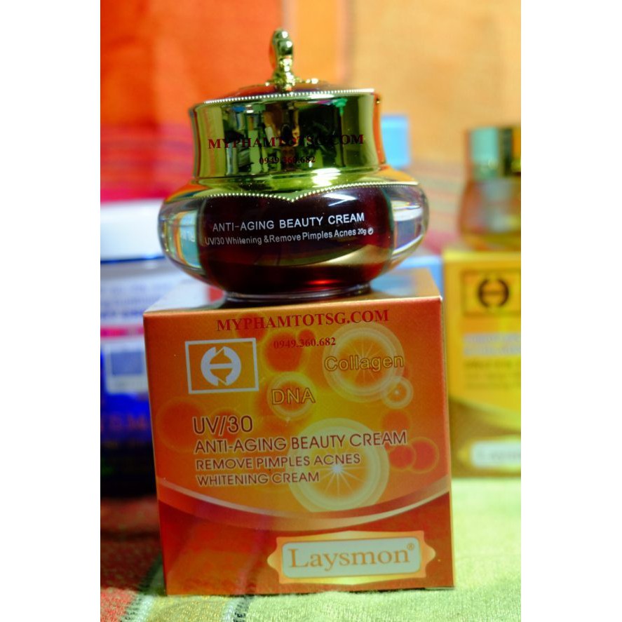 [HCM]Kem Laysmon chống lão hóa Collagen Dna Anti Aging Beauty Cream 20g  - 6365 cam kết hàng đúng mô tả chất lượng đảm bảo an toàn đến sức khỏe người sử dụng