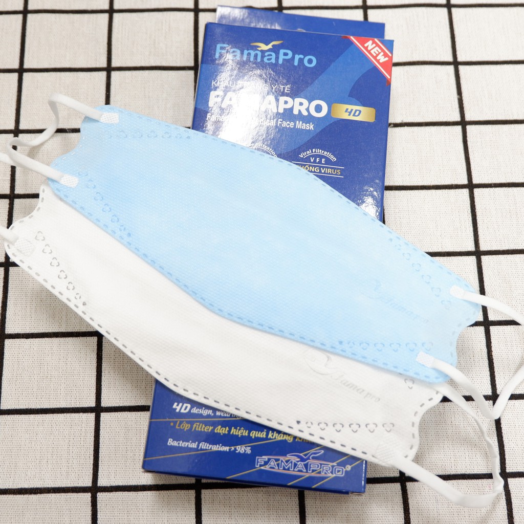 Khẩu trang Famapro 4D cao cấp kháng khuẩn